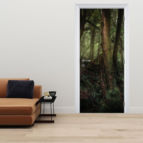 Fototapet pentru ușă - Pădurea misterioasă (95x205cm)