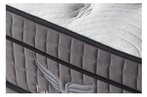 Saltea LATEKS COMFORT, alb/gri inchis, 180x200 cm