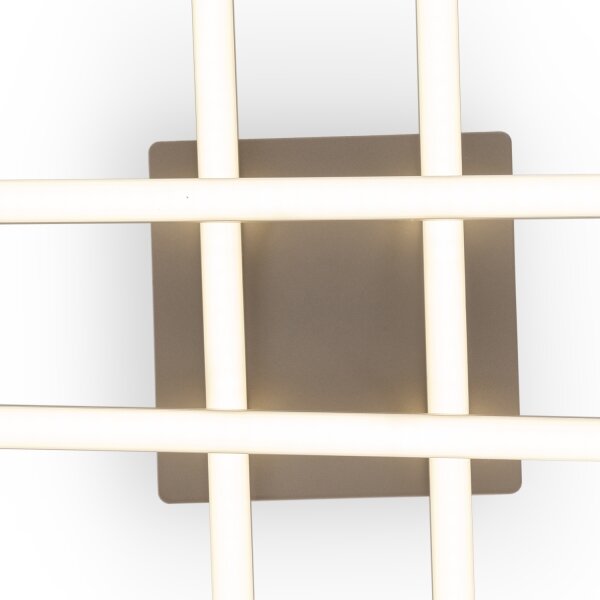 Brilagi - Plafonieră LED STRIPES, 37W, 230V, argintie