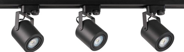 Spot pentru sistem de șină MINOR 3xGU10/10W/230V + 1 m sistem de șină