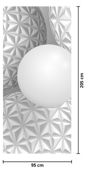 Fototapet pentru ușă - Motiv 3D (95x205cm)