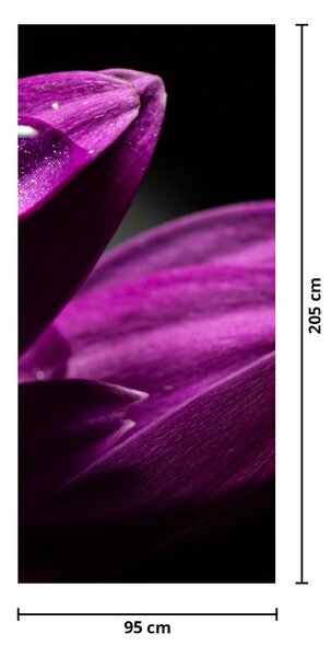 Fototapet pentru ușă - Picătură de apă (95x205cm)