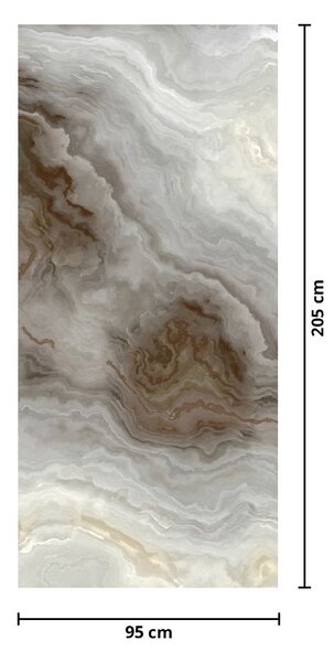 Fototapet pentru ușă - Onyx (95x205cm)