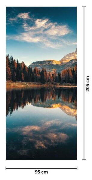 Fototapet pentru ușă - Alpi (95x205cm)