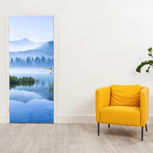 Fototapet pentru ușă - Lac de munte (95x205cm)