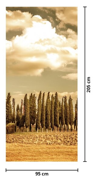 Fototapet pentru ușa - Lunca (95x205cm)