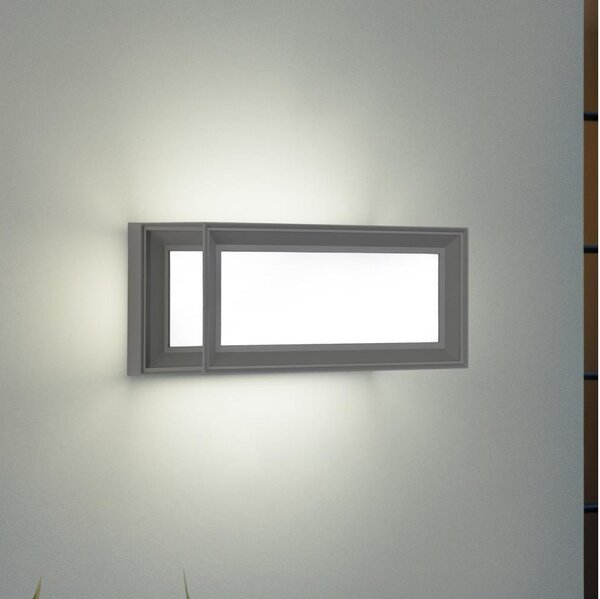 Brilagi - Aplică de perete pentru exterior PARKER 1xE27/60W/230V gri IP44