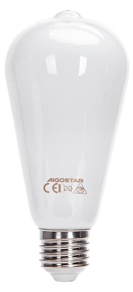 Bec LED ST64 E27/8W/230V 2700K - Aigostar