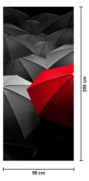 Fototapet pentru ușă - Umbrelă deschisă (95x205cm)
