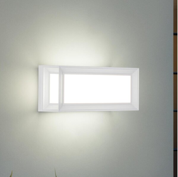 Brilagi - Aplică de perete pentru exterior PARKER 1xE27/60W/230V albă IP44