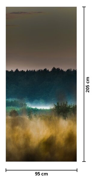Fototapet pentru ușă - Peisaj montan (95x205cm)