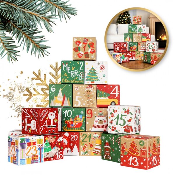 Calendar Advent BOXMAS DIY, 24 cutii