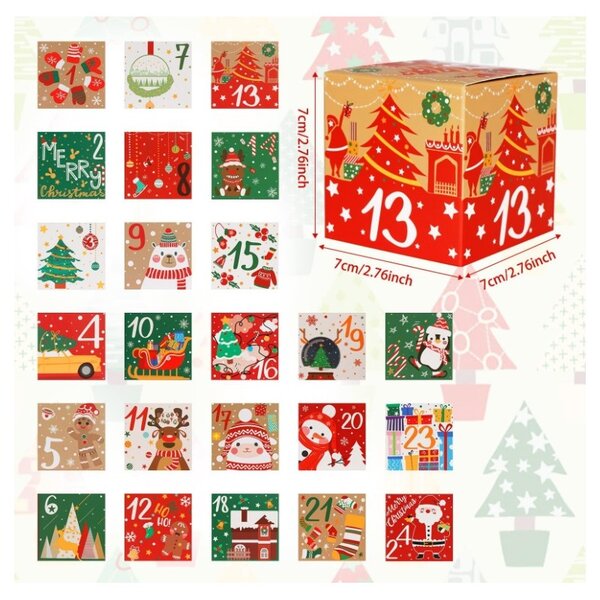 Calendar Advent BOXMAS DIY, 24 cutii
