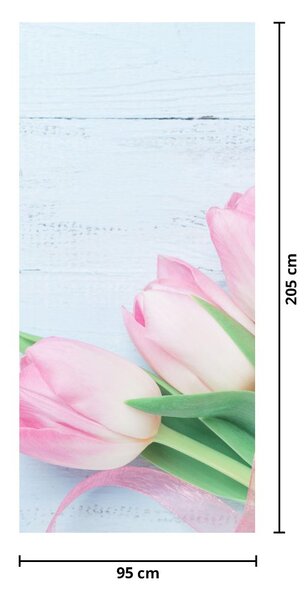 Fototapet pentru ușă - Buchet de flori (95x205cm)