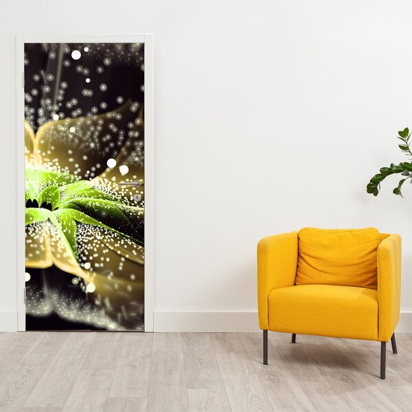 Fototapet pentru ușă - floare în prim plan (95x205cm)