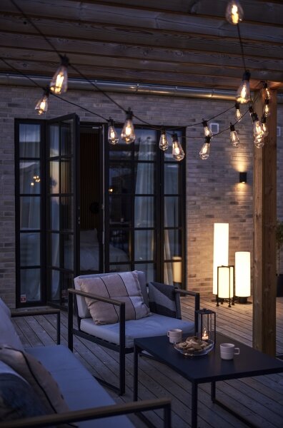 Instalație LED decorativă de exterior Markslöjd 107293 GARLAND GARDEN 10xLED 5,5m IP44