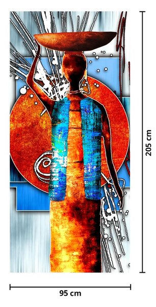 Fototapet pentru ușă - Pictura unei persoane antice (95x205cm)