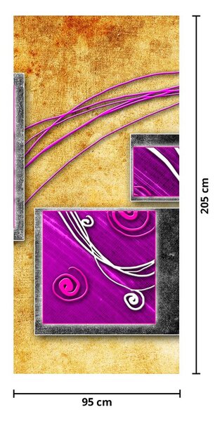 Fototapet pentru ușă - Abstract (95x205cm)