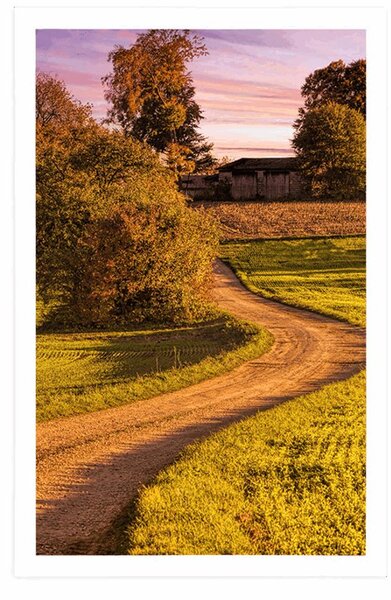 Poster vedere la peisajul rural