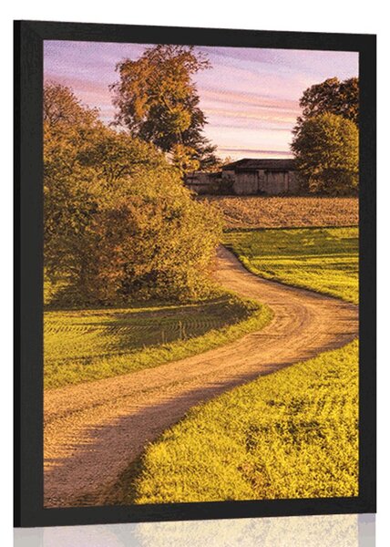 Poster vedere la peisajul rural