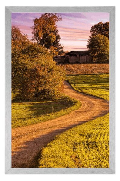 Poster vedere la peisajul rural