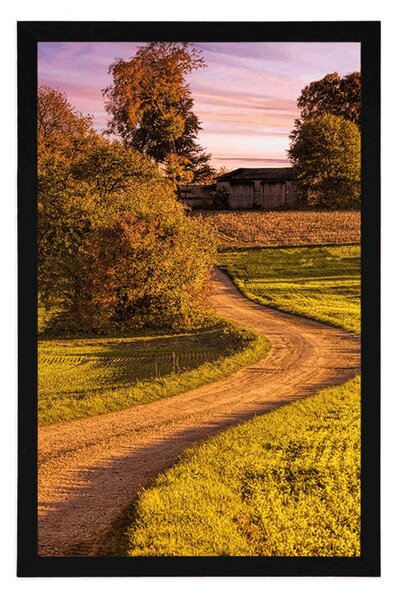 Poster vedere la peisajul rural