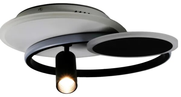 Plafonieră LED dimabilă LED/65W/230V 3000-6500K alb/negru + telecomandă