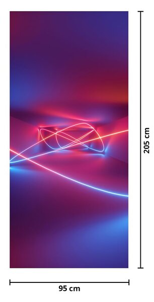 Fototapet pentru ușă - Abstract modern (95x205cm)