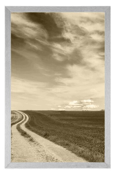Poster peisaj magic în design sepia