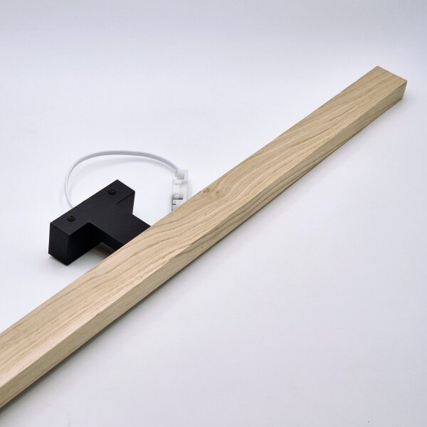 Aplică LED pentru oglindă Brilagi WOODY MIRROR LED/15W/230V IP44 stejar/negru