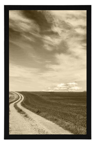 Poster peisaj magic în design sepia