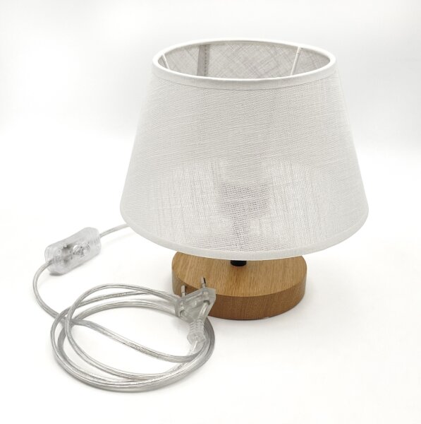 Lampă de masă Brilagi ANTHONY 1xE14/40W/230V stejar/alb