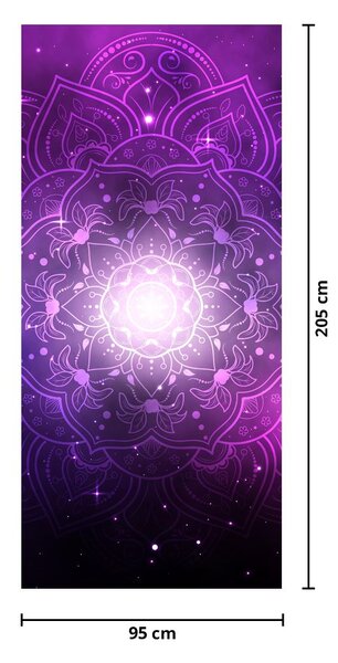 Fototapet pentru ușă - Abstract violet (95x205cm)