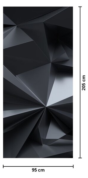 Fototapet pentru ușă - Abstract geometric (95x205cm)