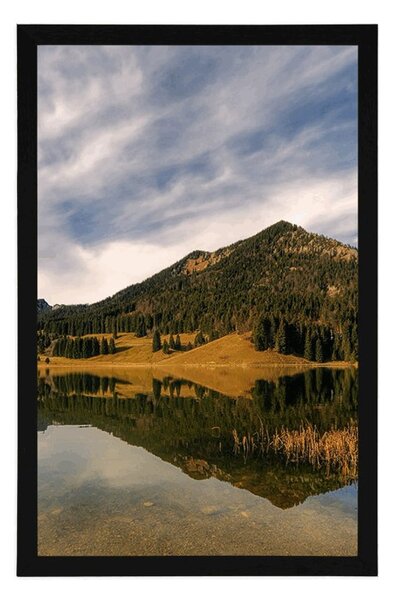 Poster lac sub dealuri