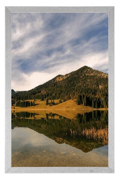 Poster lac sub dealuri