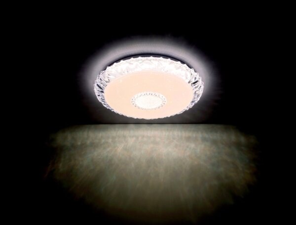 Plafonieră LED dimabilă Globo 48413-40SH EDDIE 40W/230V d. 50 cm Tuya + telecomandă