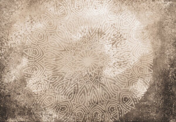 Fototapet - Mandala în piatră (147x102 cm)