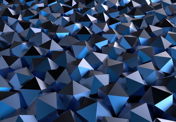 Fototapet - 3D albastre (147x102 cm)