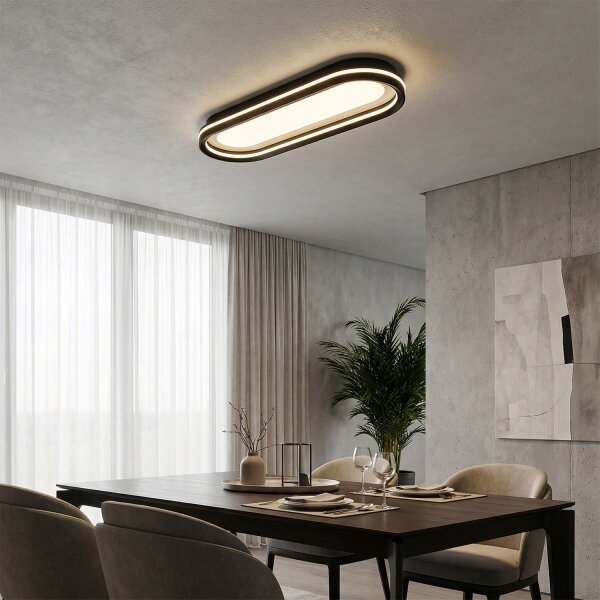 Brilagi - Corp de iluminat LED dimabil TRIVARO LED/85W/230V 3000-6000K 20x60 cm + telecomandă