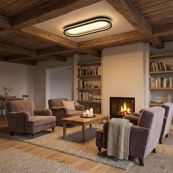 Brilagi - Corp de iluminat LED dimabil TRIVARO LED/85W/230V 3000-6000K 20x60 cm + telecomandă