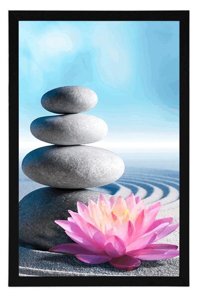 Poster pietre wellness