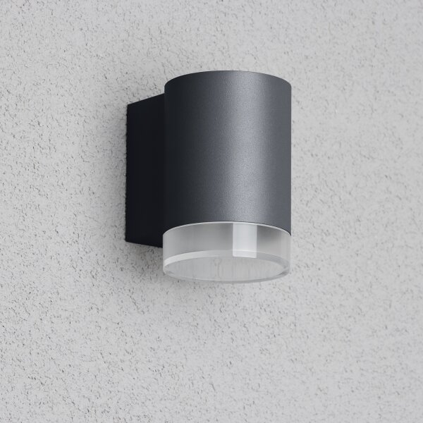 Brilagi - Aplică de perete LED RGBW pentru exterior MATERA 1xGU10/4,8W/230V antracit IP54