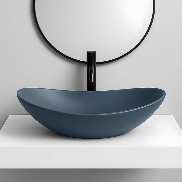 Lavoar pentru blat Rea Royal Blueberry Matt