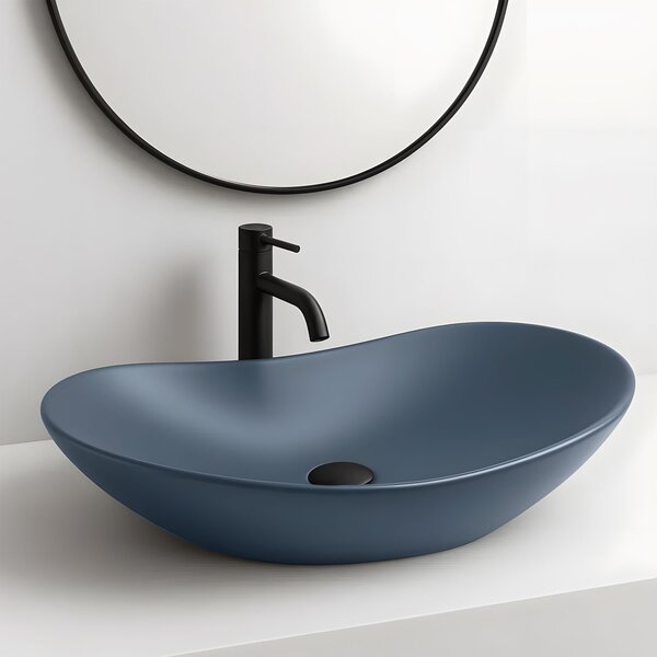 Lavoar pentru blat Rea Royal Blueberry Matt