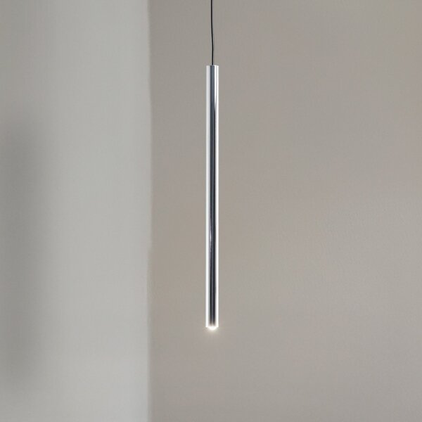 SIGMA Lampă suspendată Sopel Lux, 1 bec, negru/argintiu, G9, reglabil, Gri, Camera de zi / sufragerie, Metal, Modern