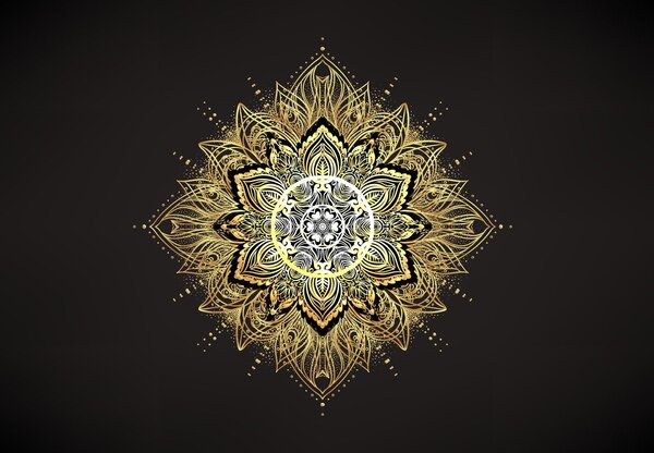 Fototapet - Mandala bogăției (147x102 cm)