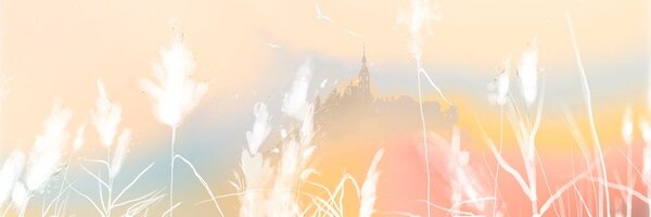 Tablou un castel magic înconjurat de natură
