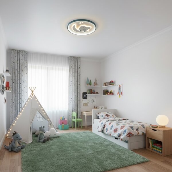 Brilagi - Plafonieră LED pentru copii PIGGY LED/70W/230V 3000/4500/6000K