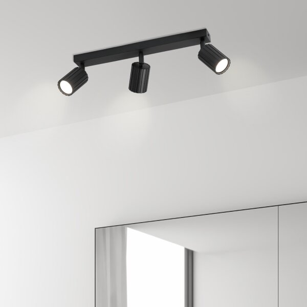Brilagi - Aplică cu spoturi CRISPINA 3xGU10/10W/230V neagră